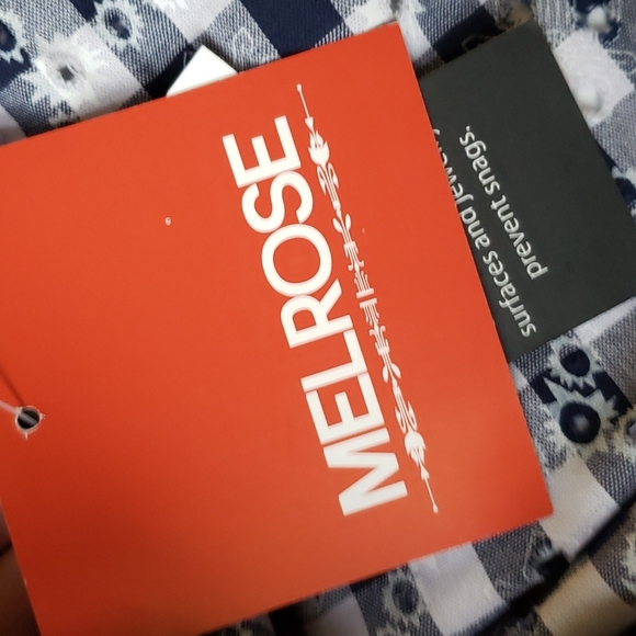 New Blue & White Gingham Midi Dress - Picture 6 of 12